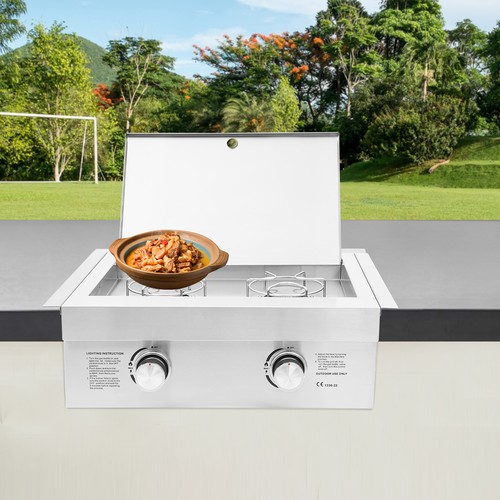 Stainless steel gas stove - stainless,